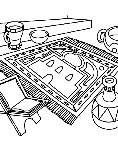 Ready for ramadan coloring page