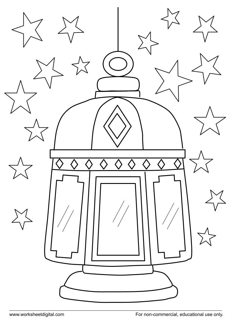 Ramadan coloring page