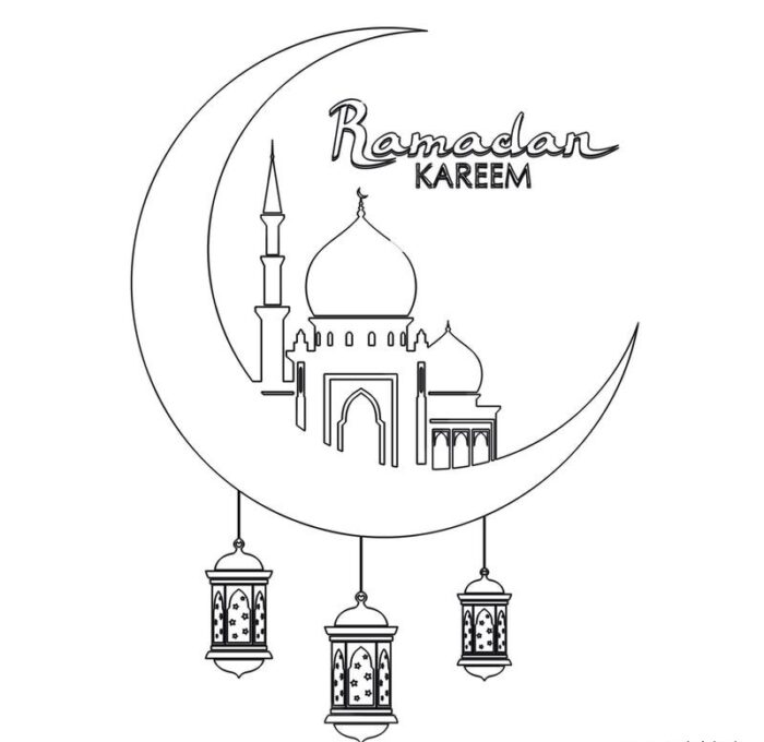 Ramadan coloring pages for kids