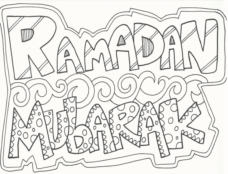 Ramadan coloring pages printable for free download