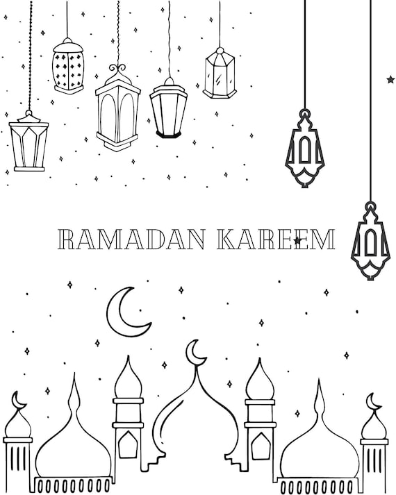Ramadan coloring pages