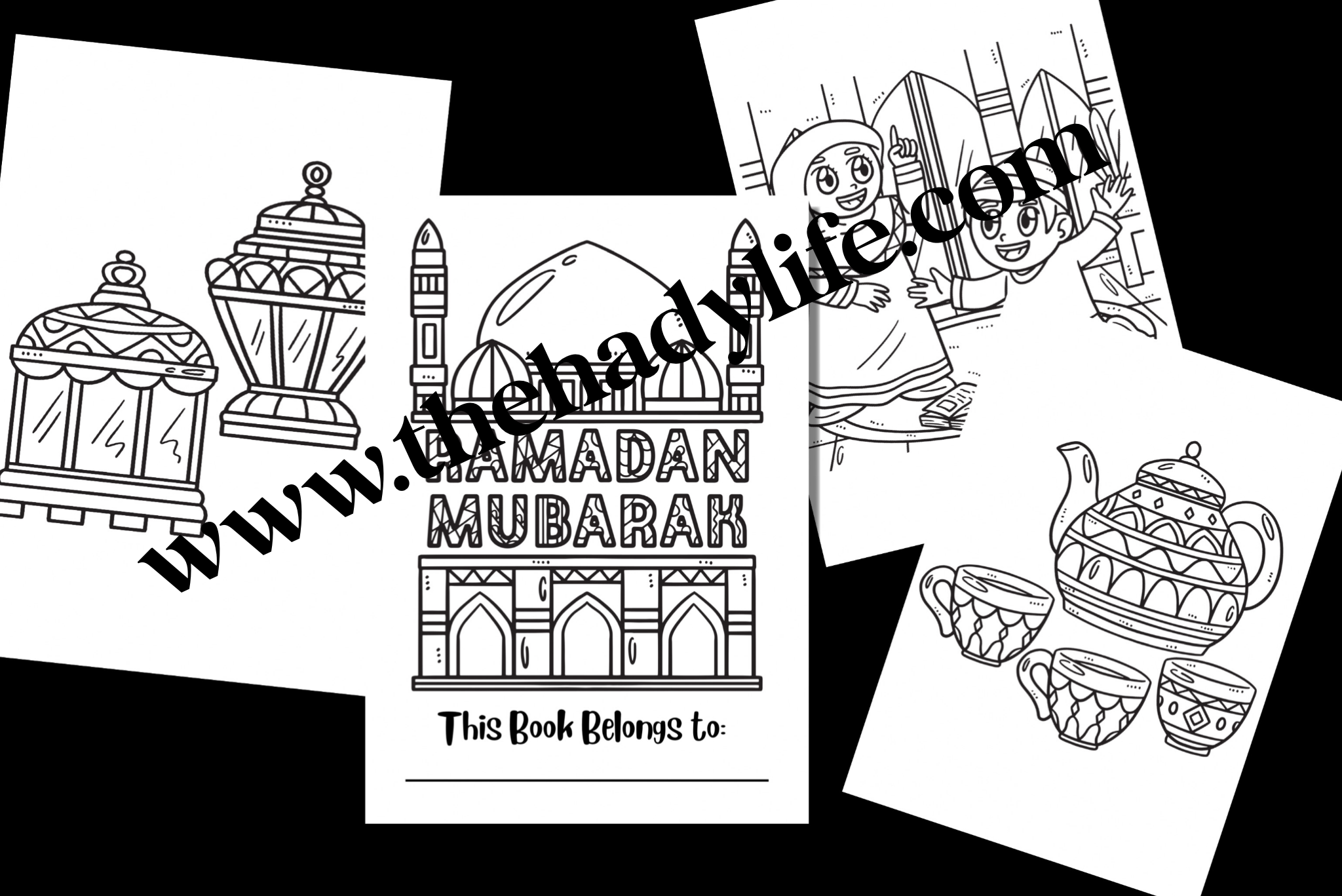 Ramadan coloring book for kids