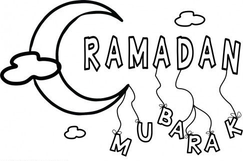 Ramadan coloring pages for kids