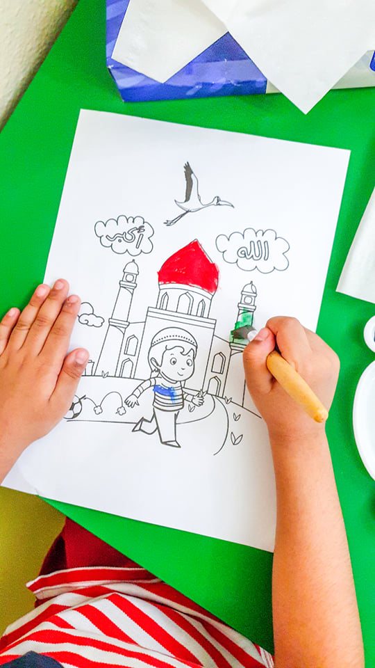 Free ramadan coloring pages pdf download for kids