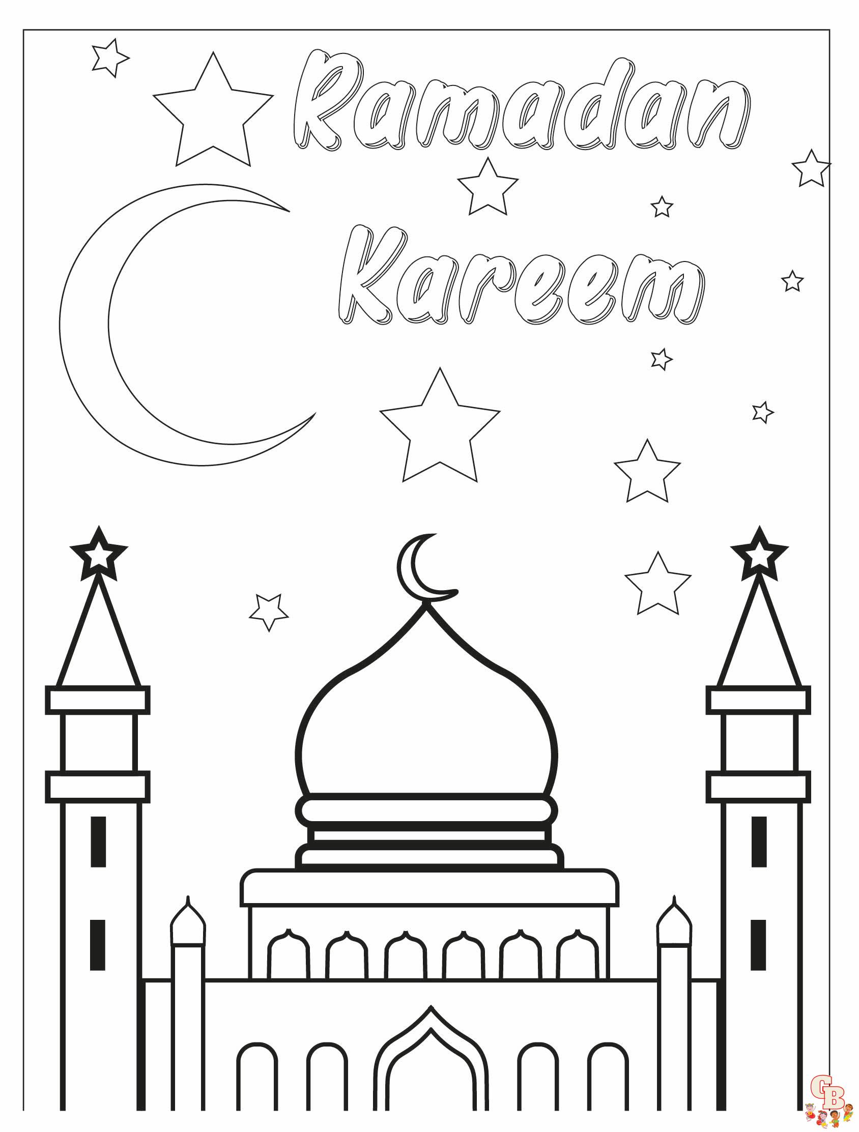 Ramadan coloring pages