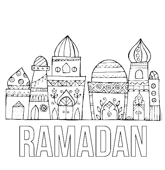 Ramadan coloring pages