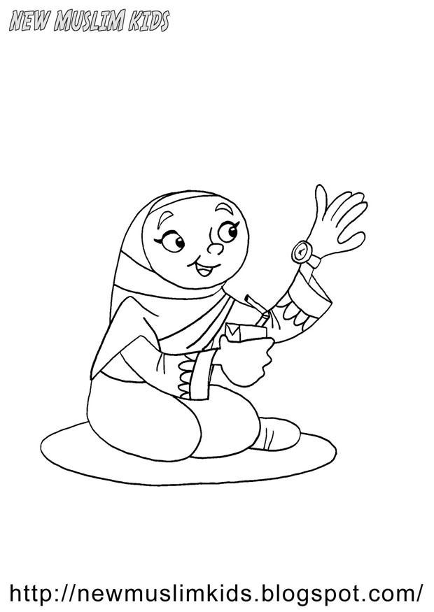 Coloring page wele ramadan