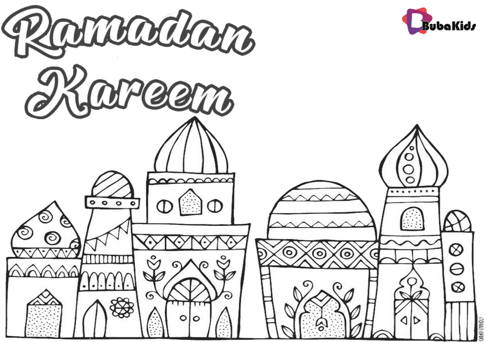 Ramadan coloring pages printable for free download