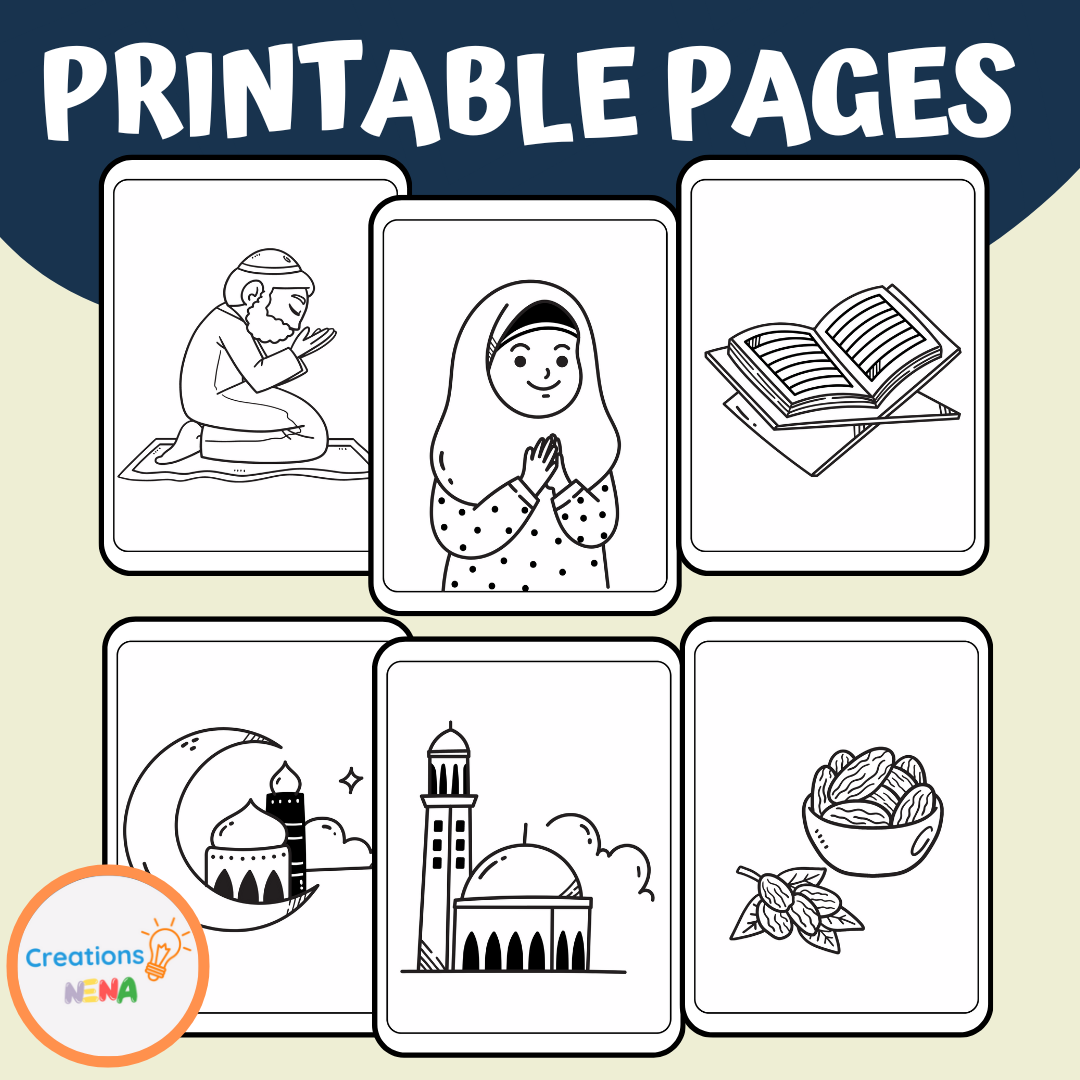 Ramadan coloring pages made by teachers