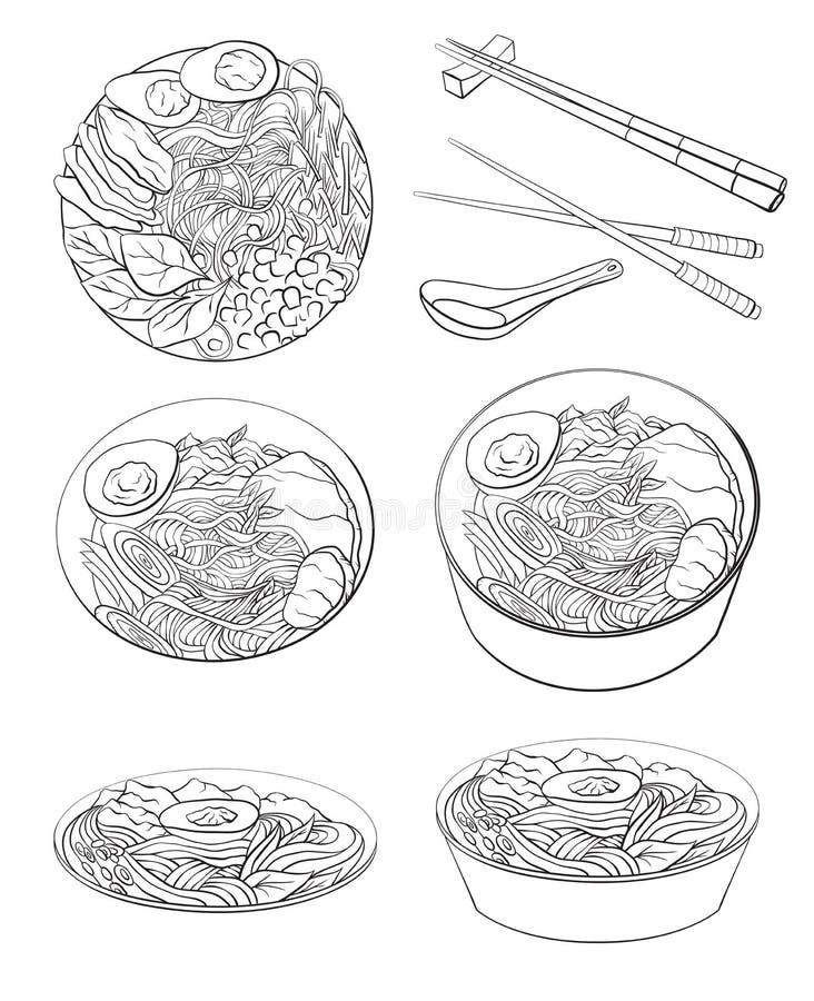 Pasta coloring stock illustrations â pasta coloring stock illustrations vectors clipart