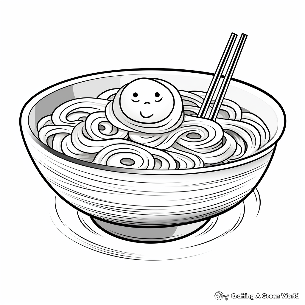 Noodle coloring pages