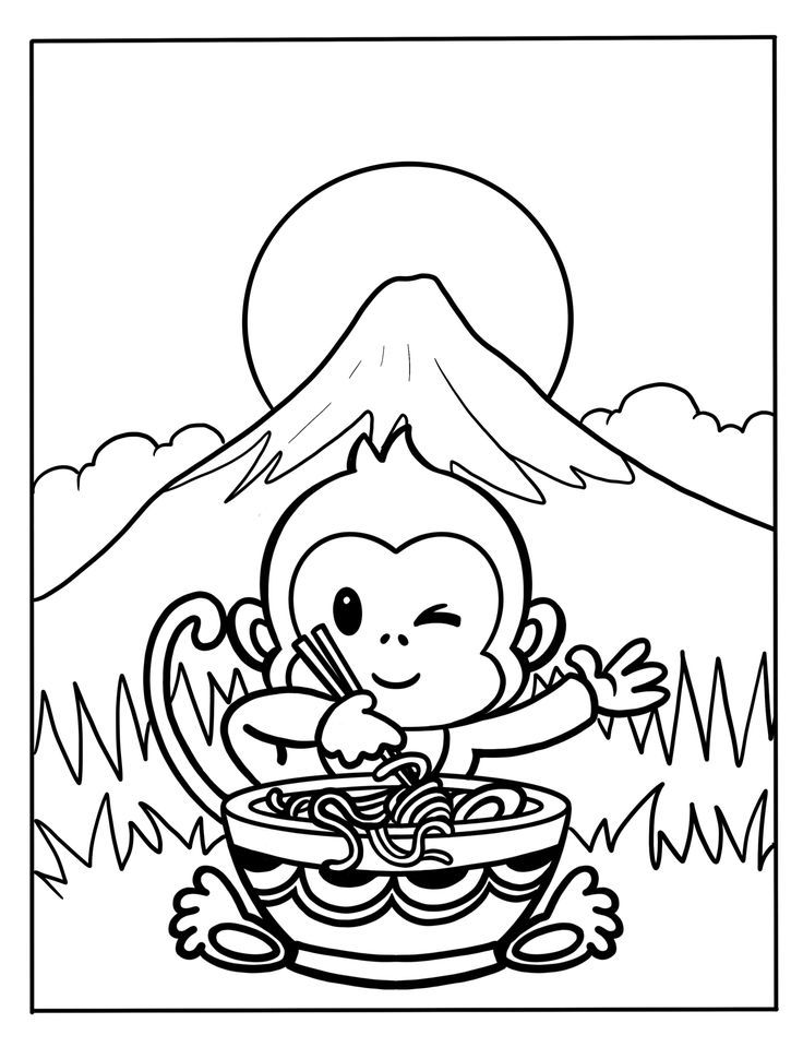 Ramen animals coloring page animal coloring pages coloring pages free coloring pages