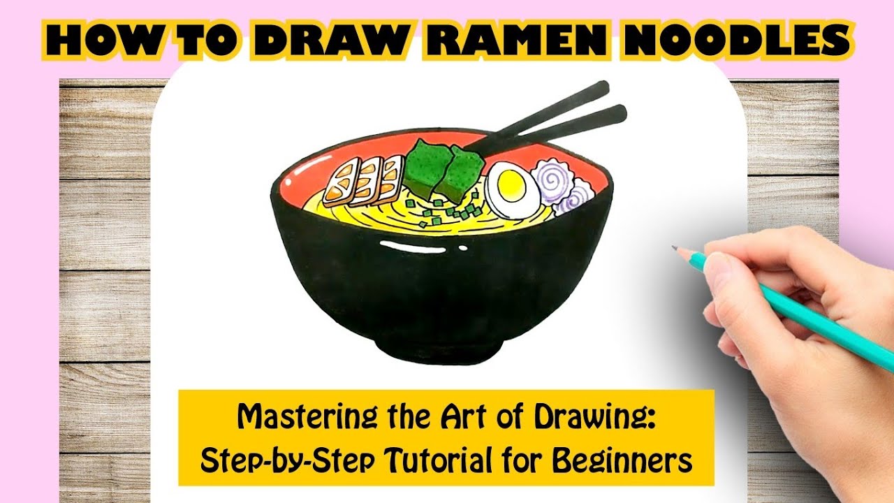 How to draw raen noodles