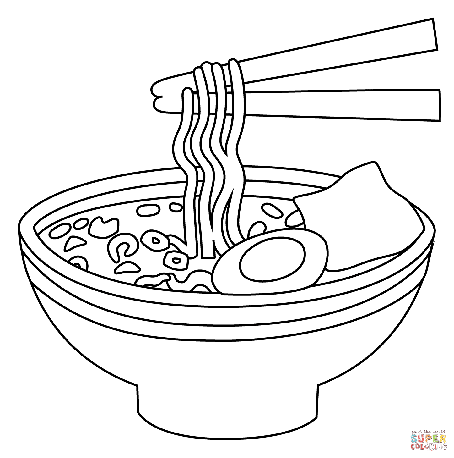 Steaming bowl emoji coloring page free printable coloring pages