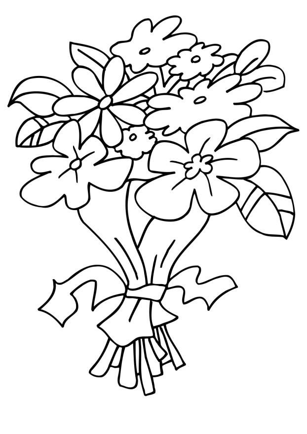 Free printable flower coloring pages for kids