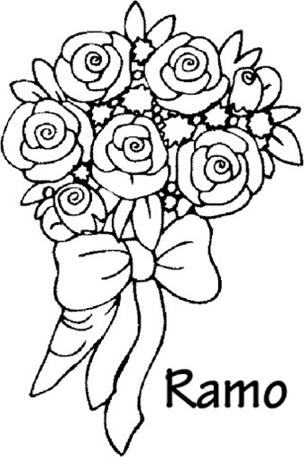 Coloring page bouquet of flowers nature â printable coloring pages