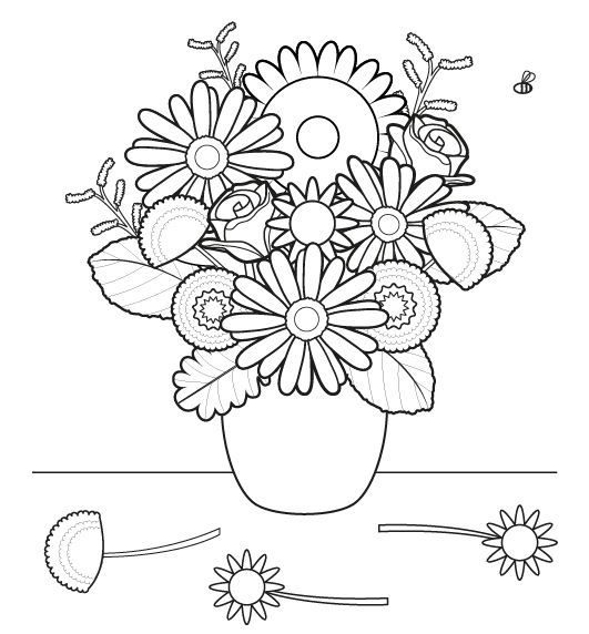 Imprimir ramo de flor dibujo para colorear e imprimir coloriage ã imprimer coloriage coloriage fleur