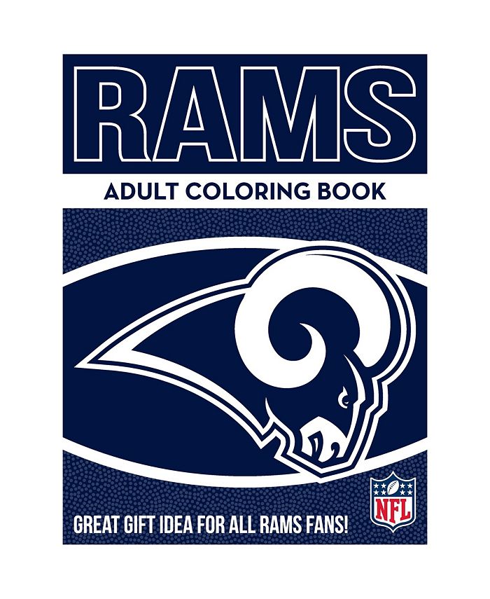 In the sports zone nfl adult coloring book los angeles rams