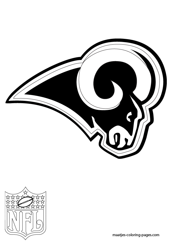 St louis rams coloring pages