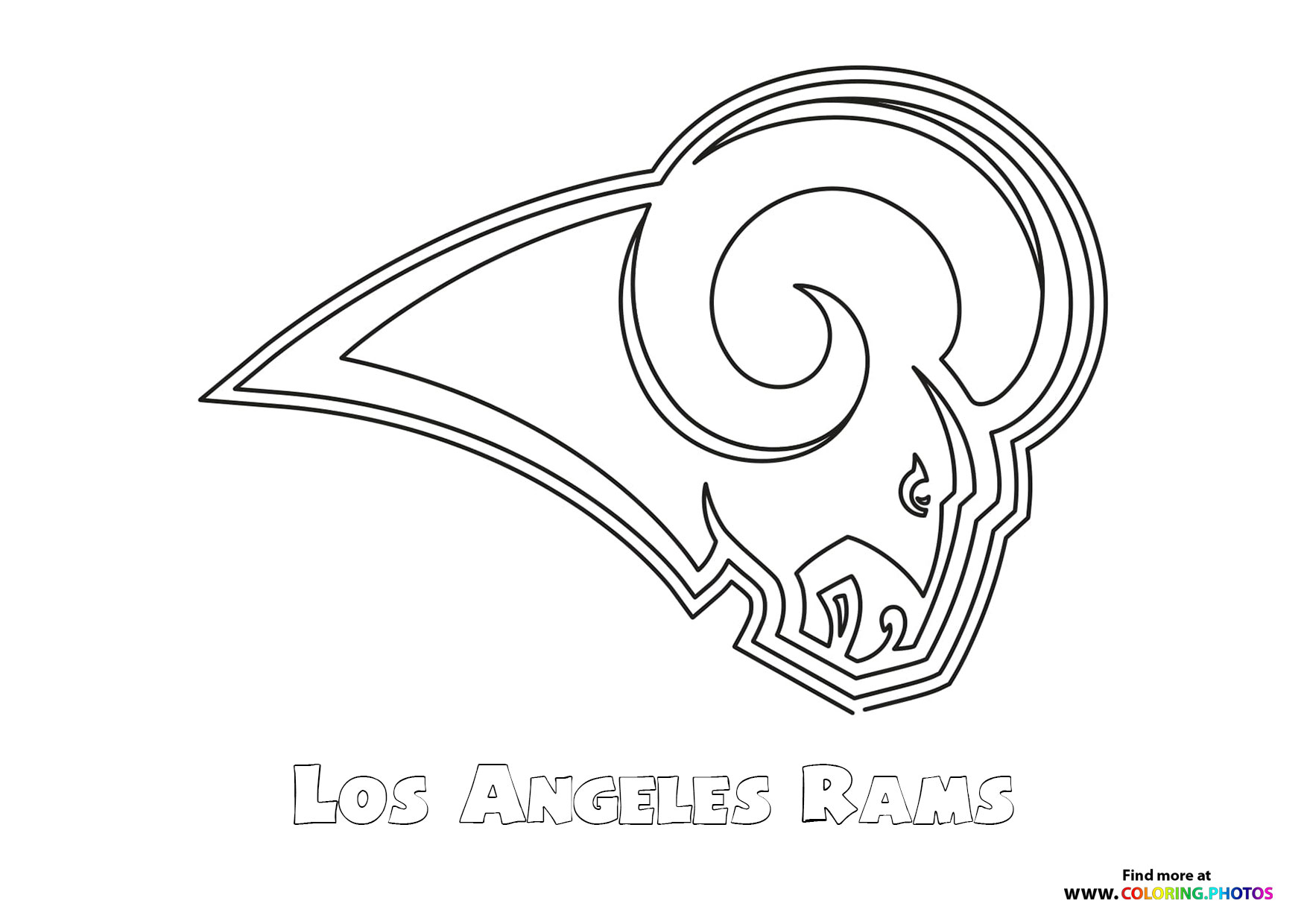 Los angeles rams nfl logo