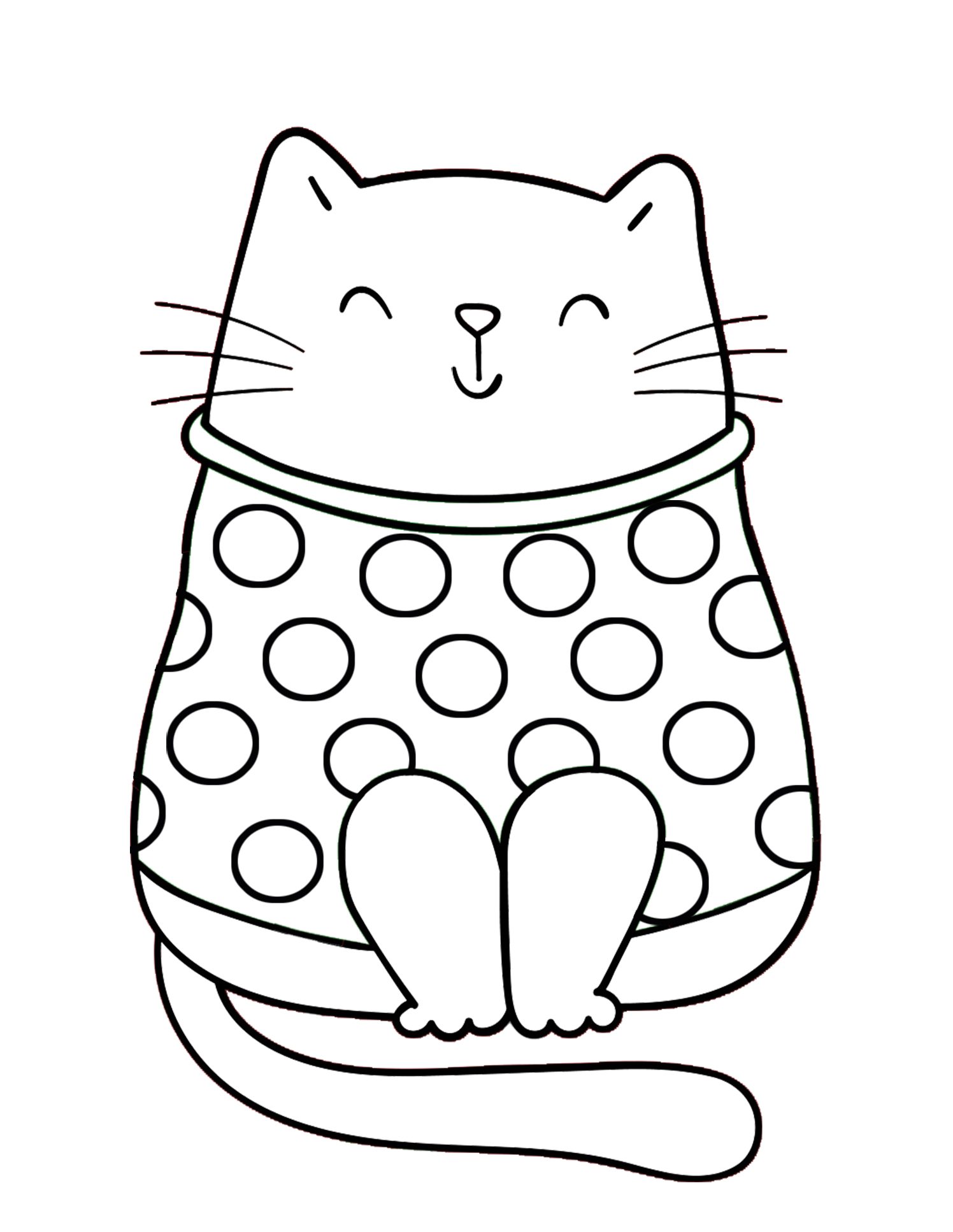 Cat coloring pages