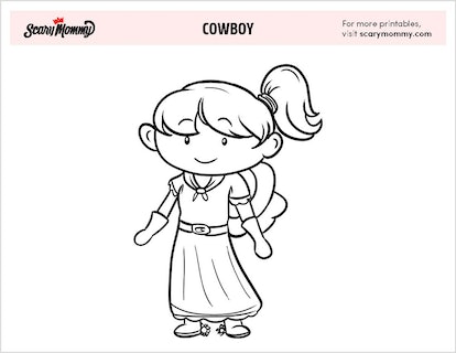 Wrangle up some fun with these rootin tootin cowboy and girl coloring pages