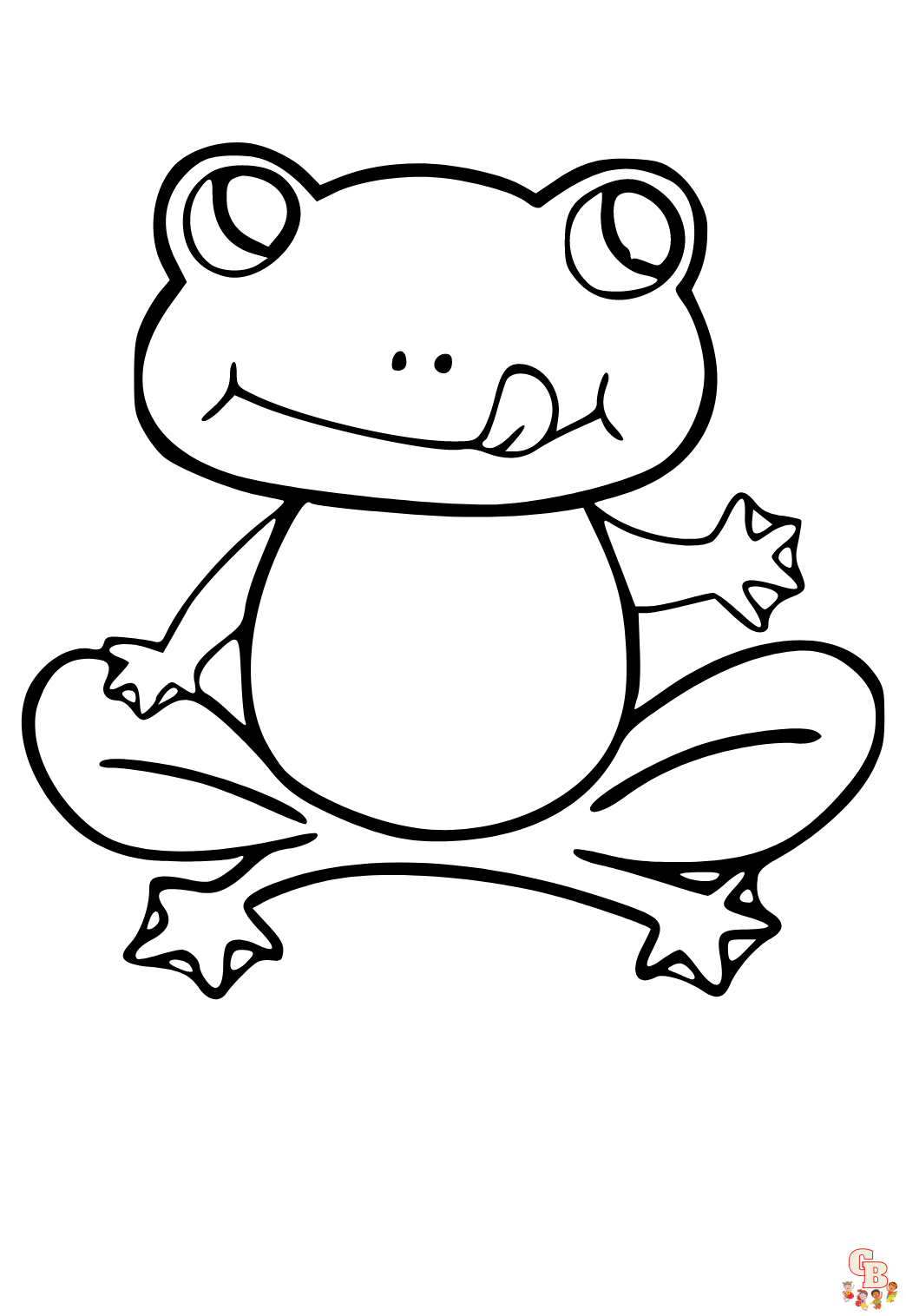 Cute frog coloring pages pãginas para imprimir gratis para niãos