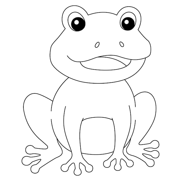 Frog coloring images