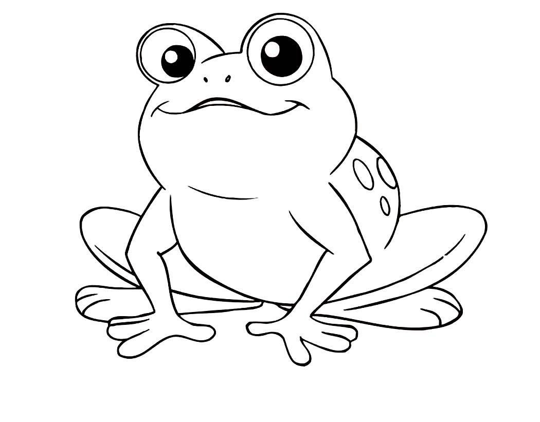 Frog coloring pages