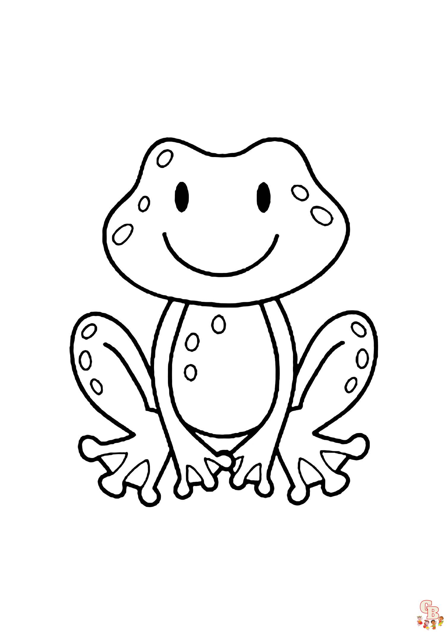 Cute frog coloring pages pãginas para imprimir gratis para niãos