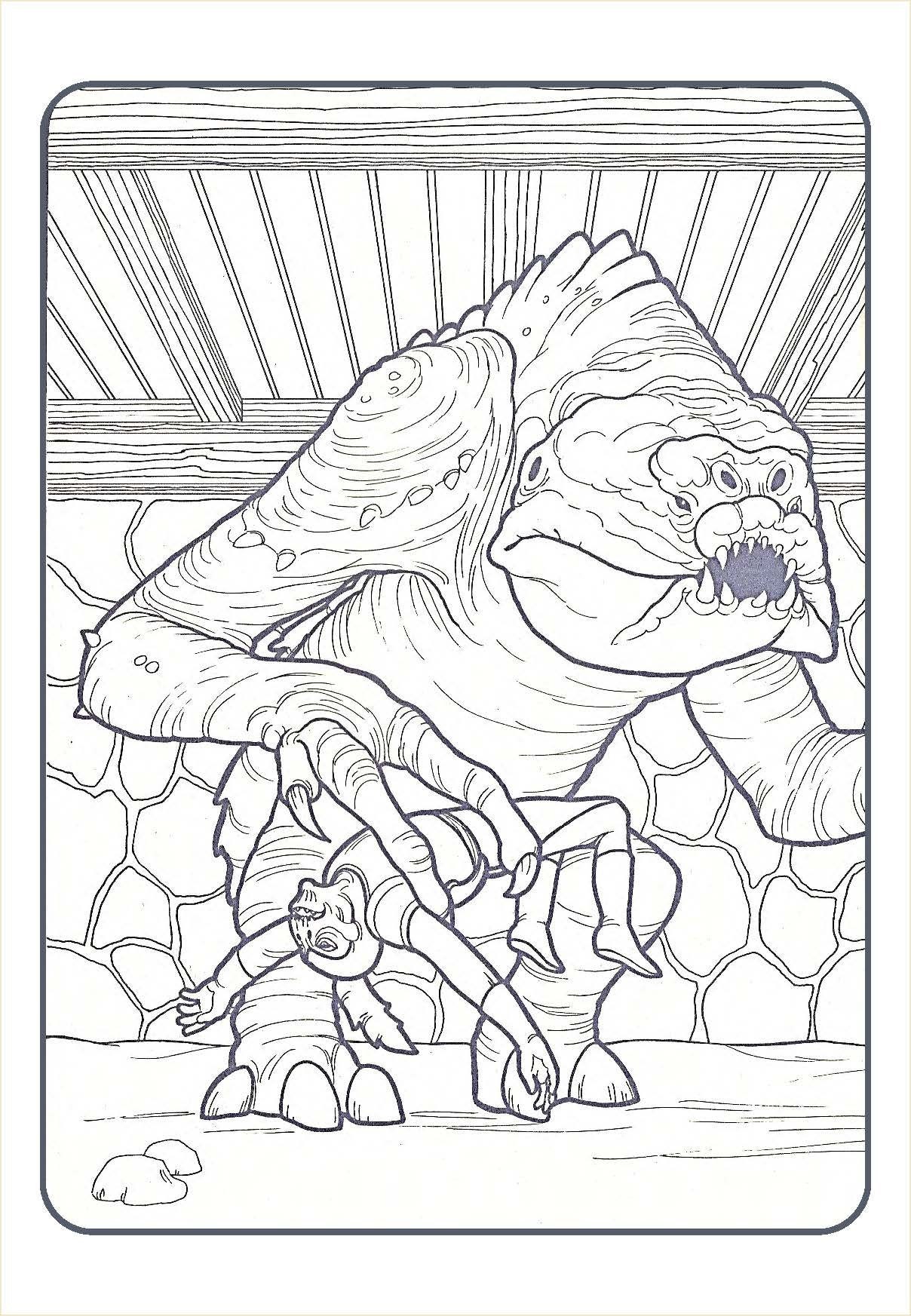 Star wars return of the jedi coloring book