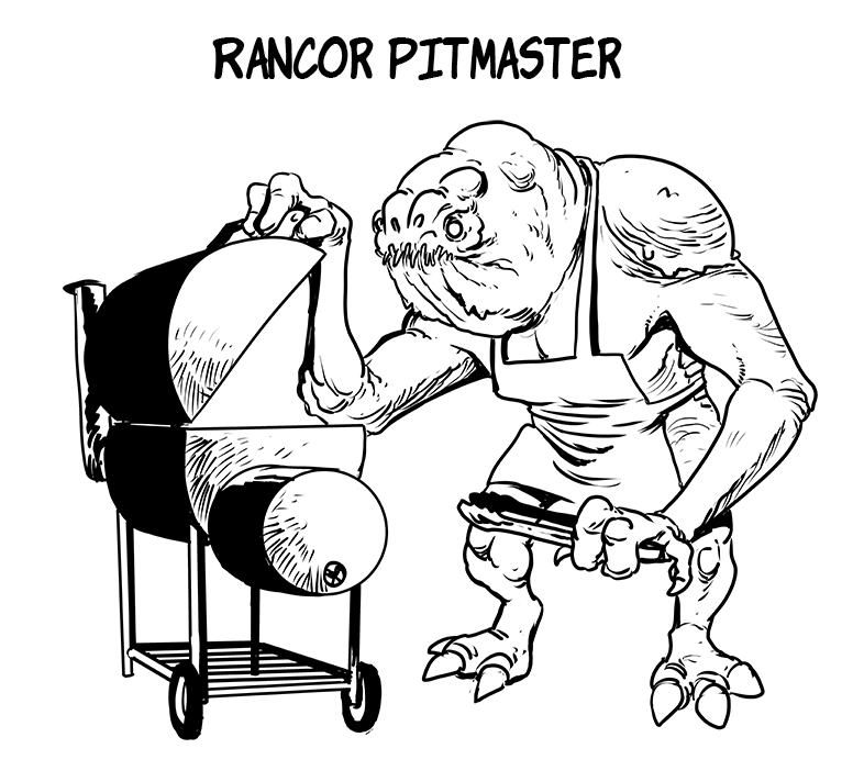 Bryan kelly on x i have no pun shame rancor pitmaster starwars starworse rancorpit ic cartoon noshame illustration httpstcozaalxfvhn x