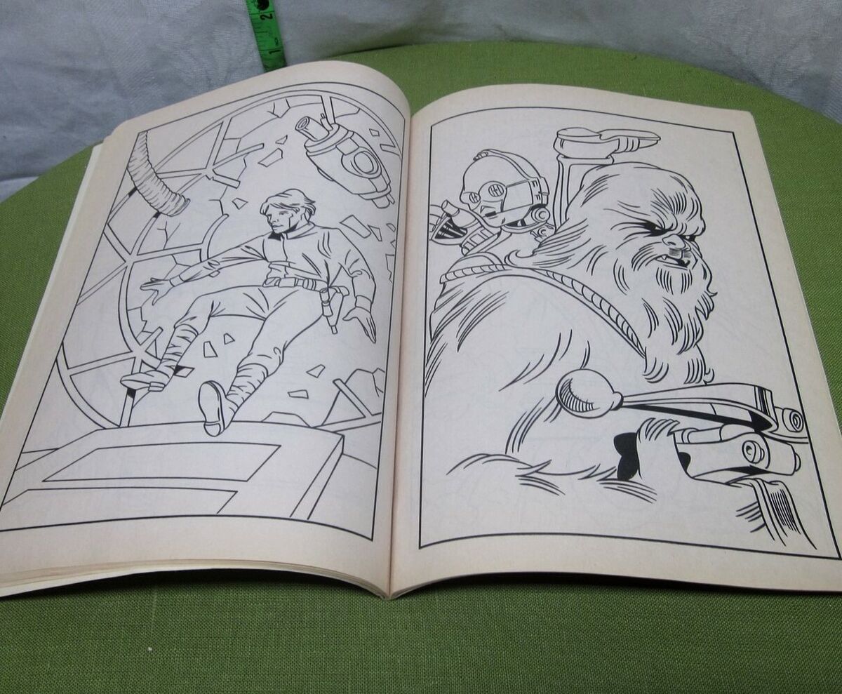 Star wars coloring book galactic adventures lando calrissian unused rancor