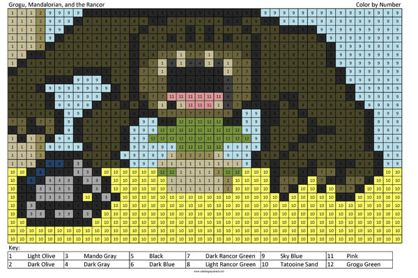 Boba fett grogu and the rancor