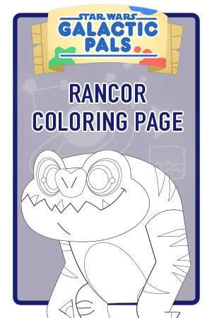 Star wars galactic pals coloring pages