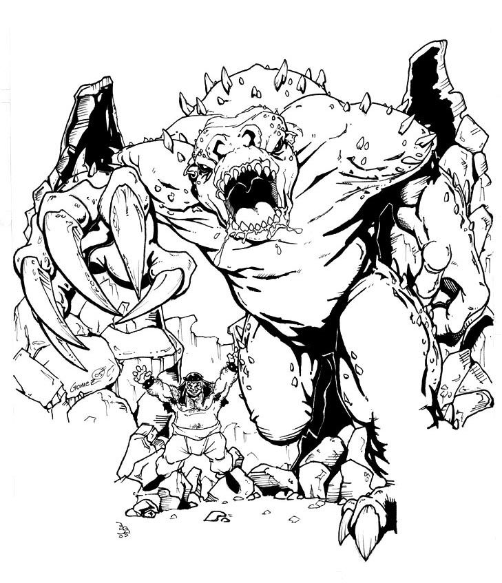 Rancor tooth by darthzemog on deviantart sketches humanoid sketch drawings