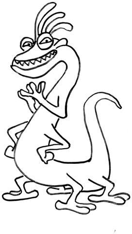 Randall boggs coloring page free printable coloring pages