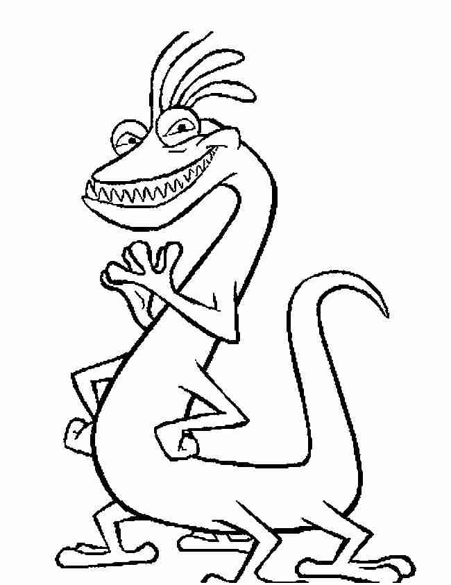 Best monsters inc coloring pages for kids