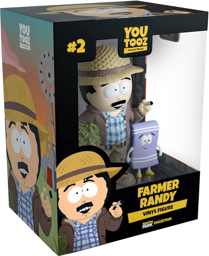 Youtooz farmer randy vinyl figure collectible farmer randy from south park by youtooz south park collection toys games