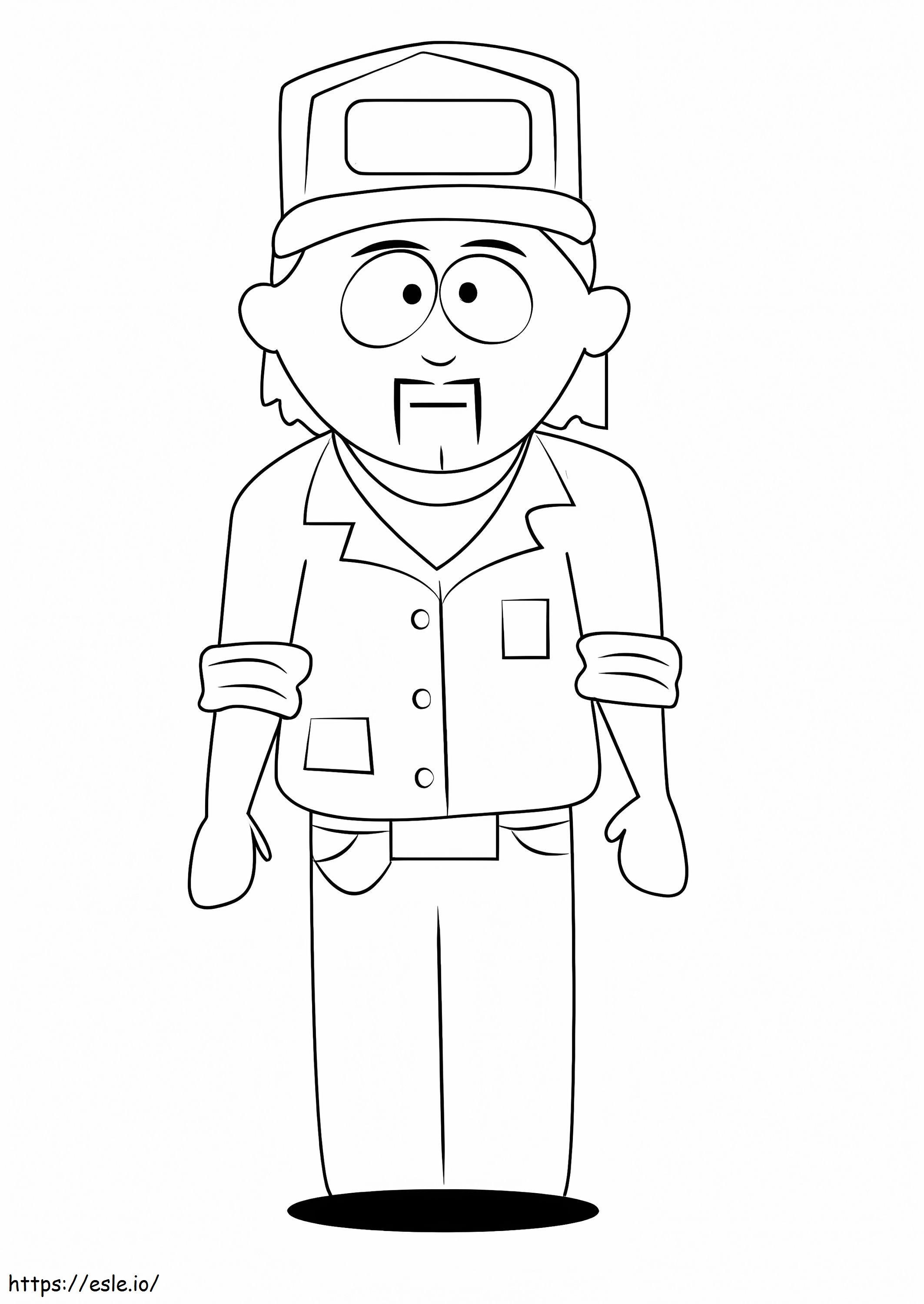 Stuart mccormick de south park coloring page