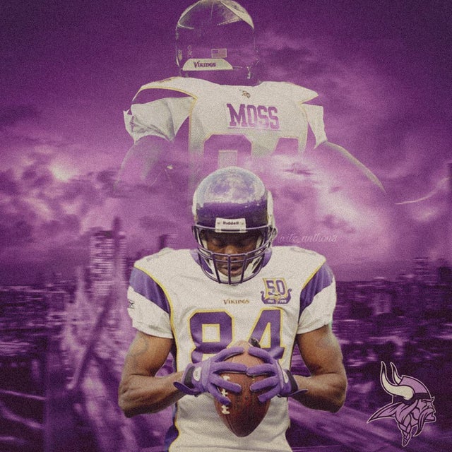 Justin Jefferson Vikings WR Greeting Card by Bob Smerecki