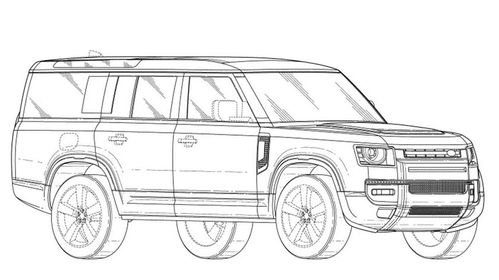 Land rover defender breaks cover in latest patent images key details here ht