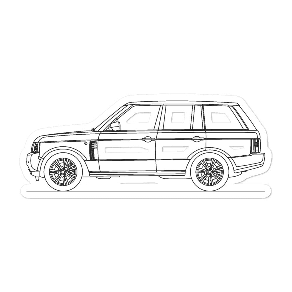 Land rover range rover l sticker â artlines design