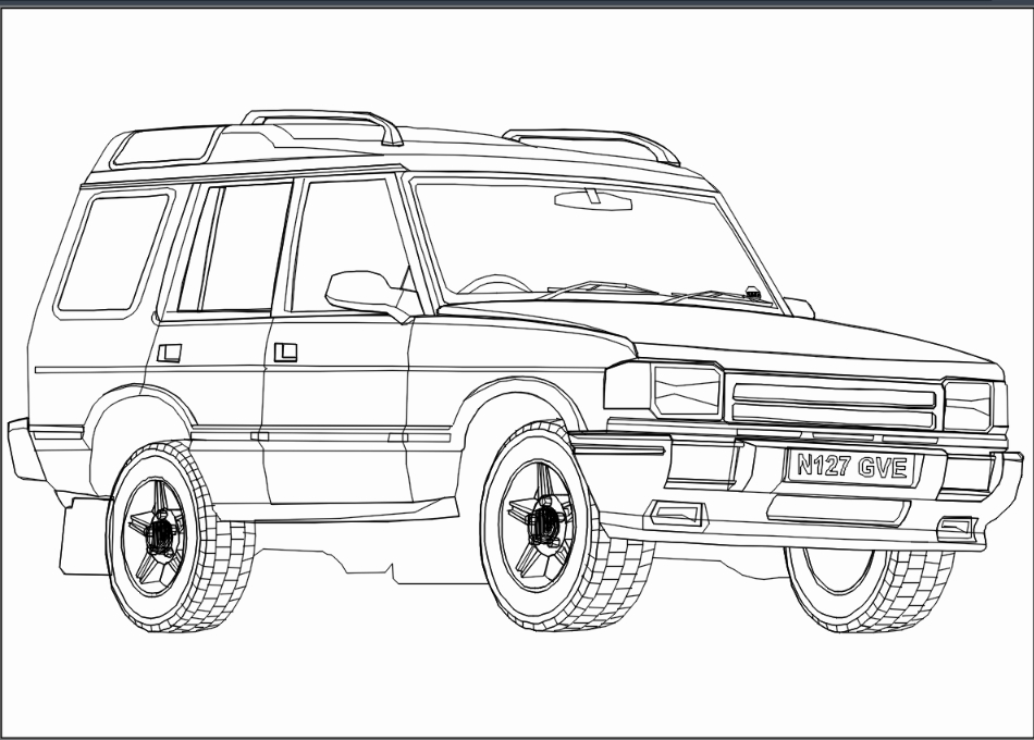 Range rover in autocad download cad free kb