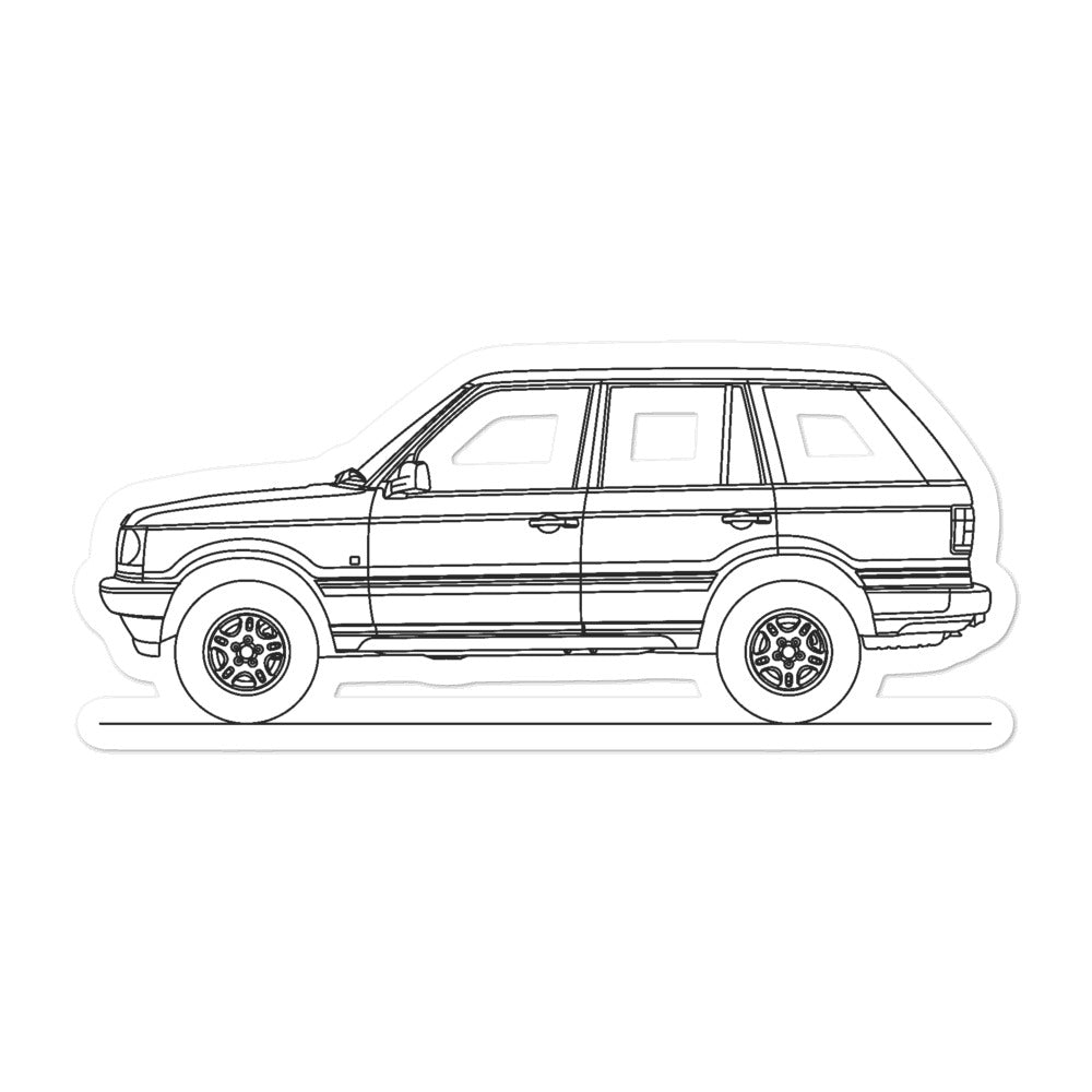 Land rover range rover pa sticker â artlines design