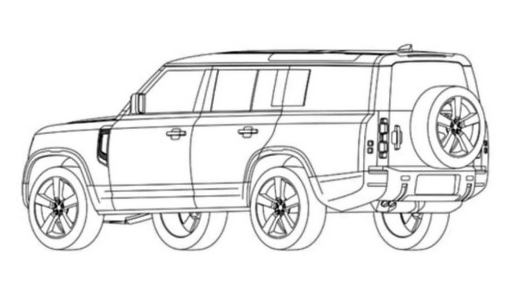 Land rover defender patent images leak