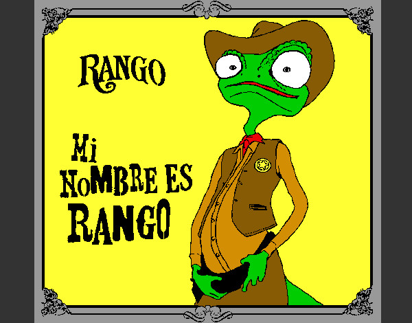 Rango coloring pages