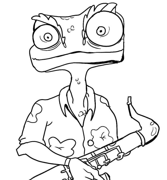 Rango coloring pages printable for free download
