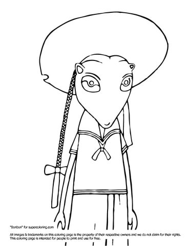 Priscilla coloring page free printable coloring pages