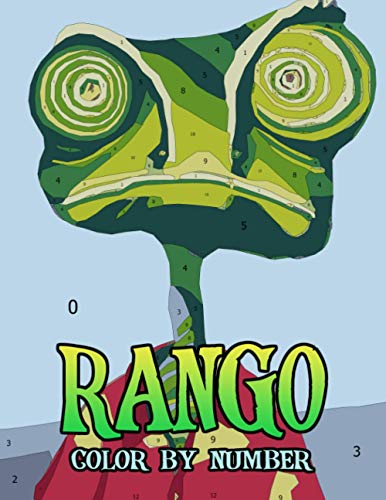 Rango color by number rango coloring book an adult coloring book for stress